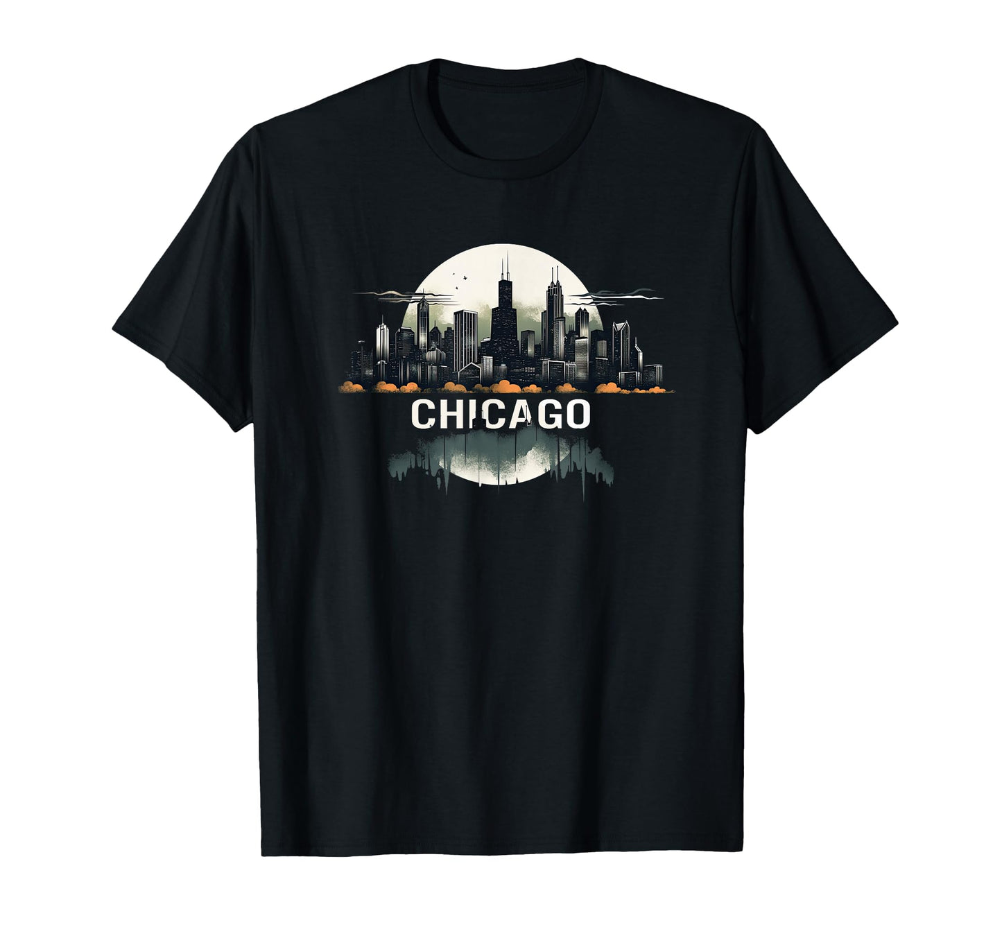 Chicago City Downtown Skyline T-Shirt