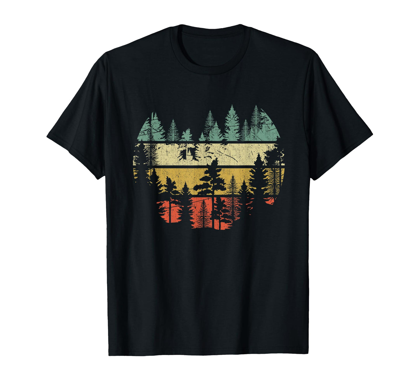 Wildlife Trees Outdoors Nature Retro Forest Sleeveless T-Shirt