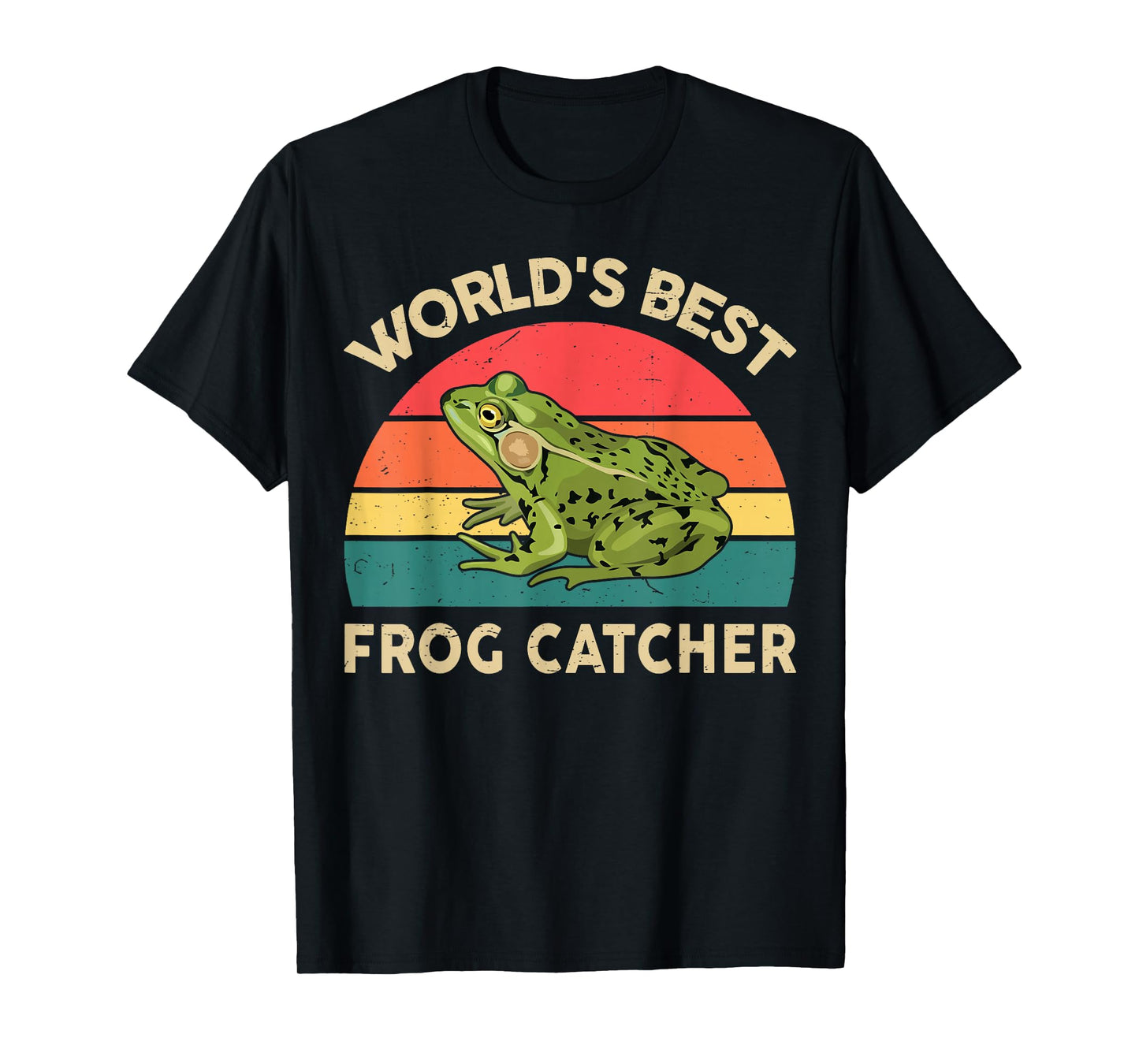Kids World Best Frog Catcher Toddler Boy Funny Graphic Tees T-Shirt