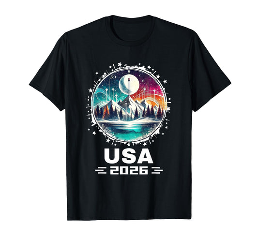 USA 2026 Go United States Winter Sport USA Team 2026 USA T-Shirt