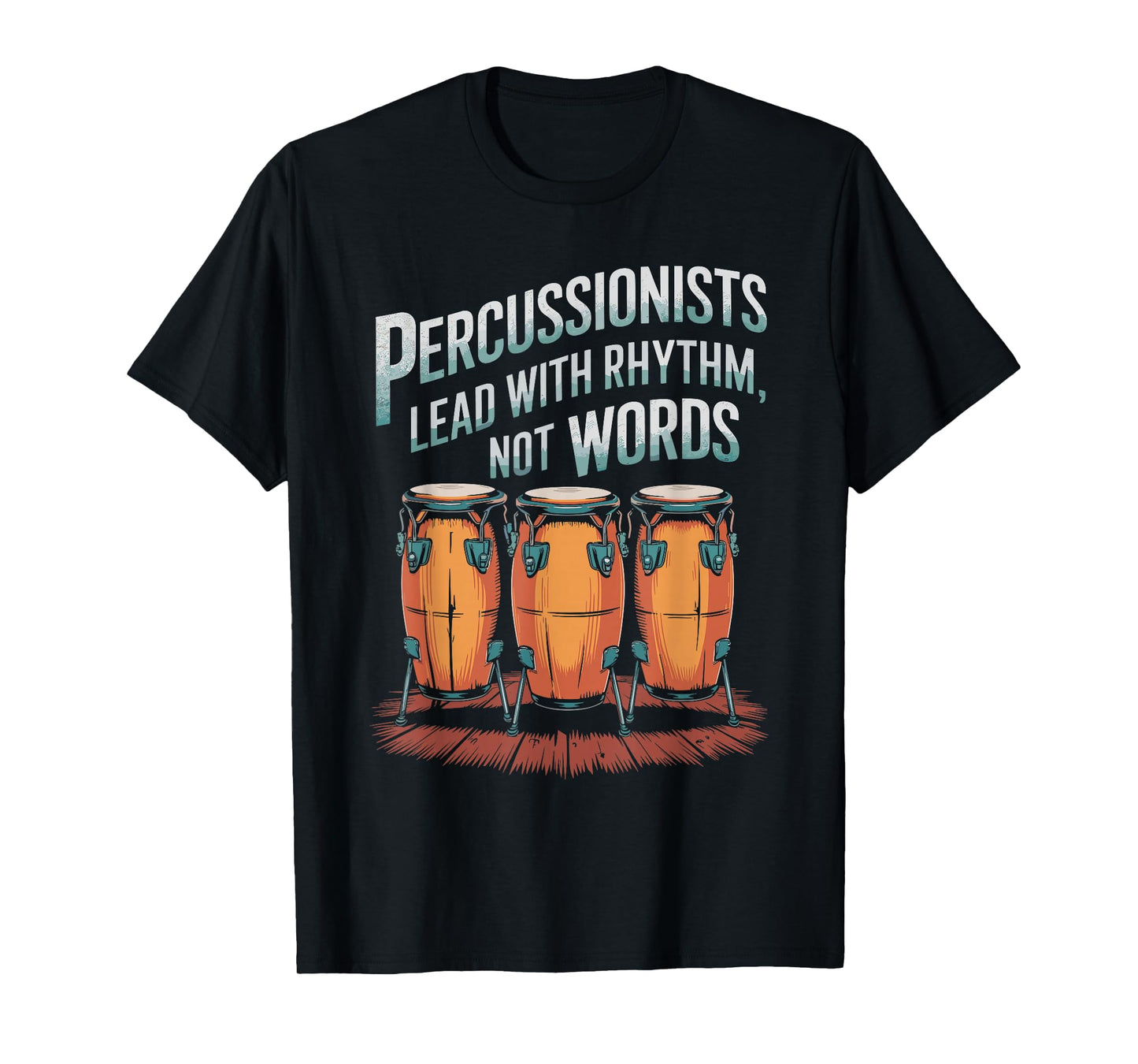 Percussion Player and Conga Drum Design for Percussionist T-Shirt