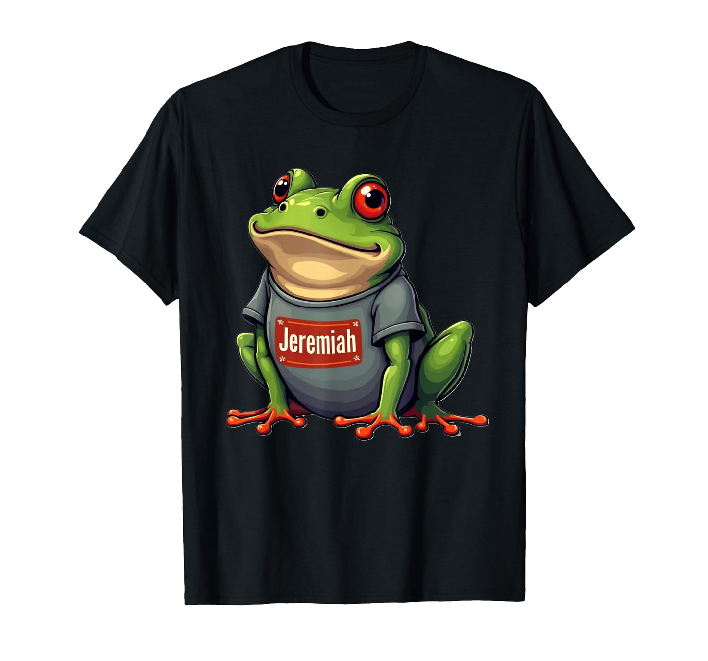 Jeremiah The Cool Retro Bullfrog T-Shirt