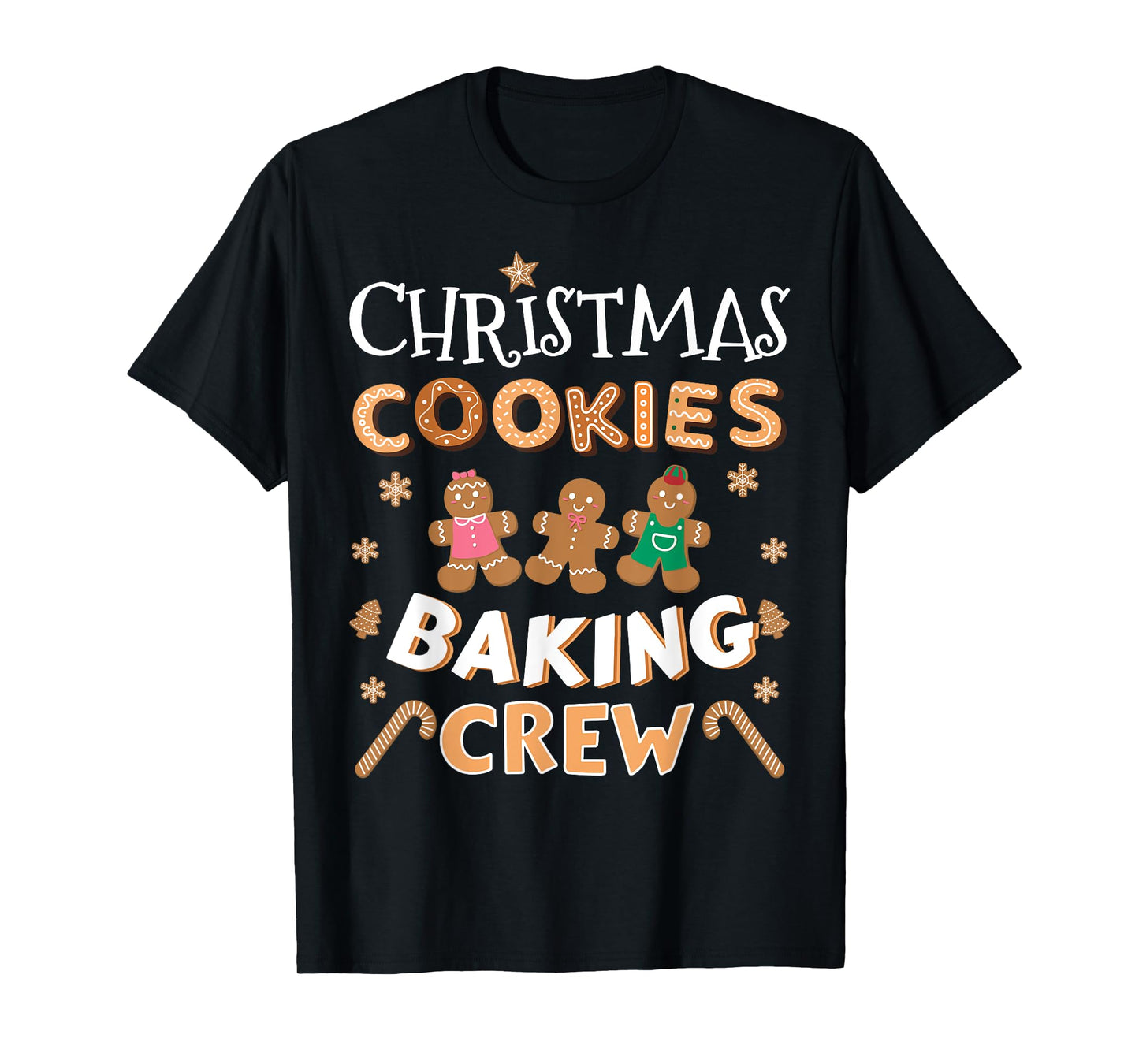 Christmas cookies baking crew for family xmas pajamas T-Shirt