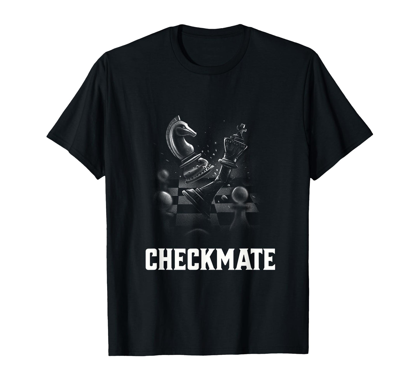 Chess Tee for Boys with Chess Pieces and Checkmate T-Shirt