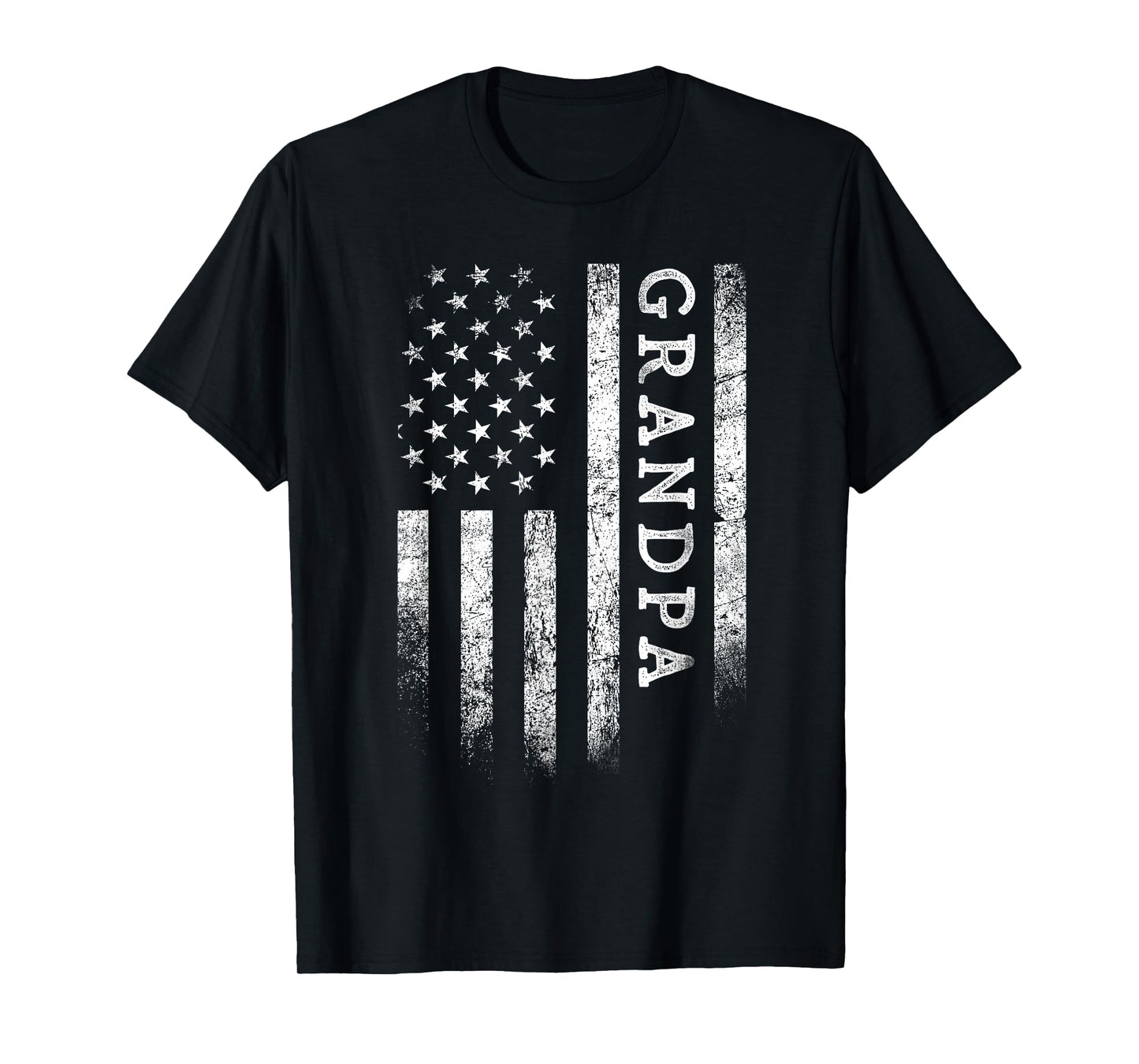 Grandpa American Flag Grandpa Gifts Patriotic Father's Day T-Shirt