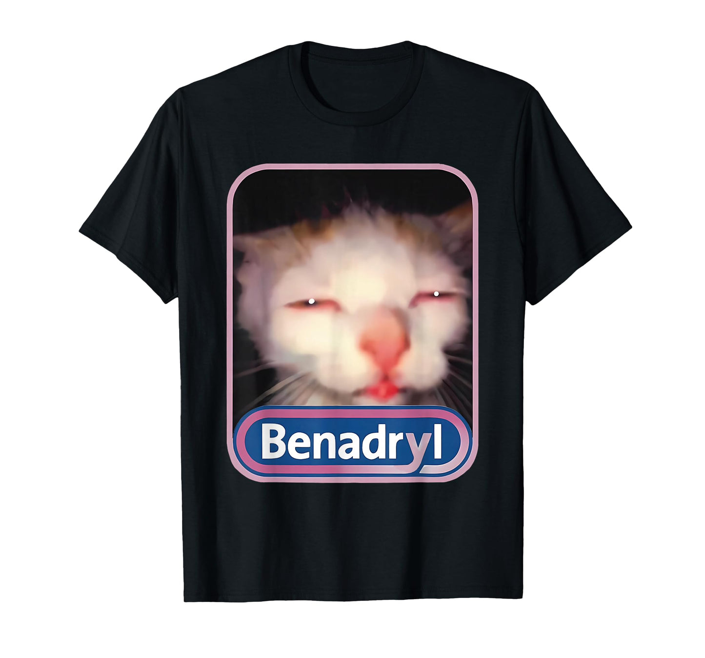 Funny Cat Meme Unhinged Hilarious Cat Lover T-Shirt