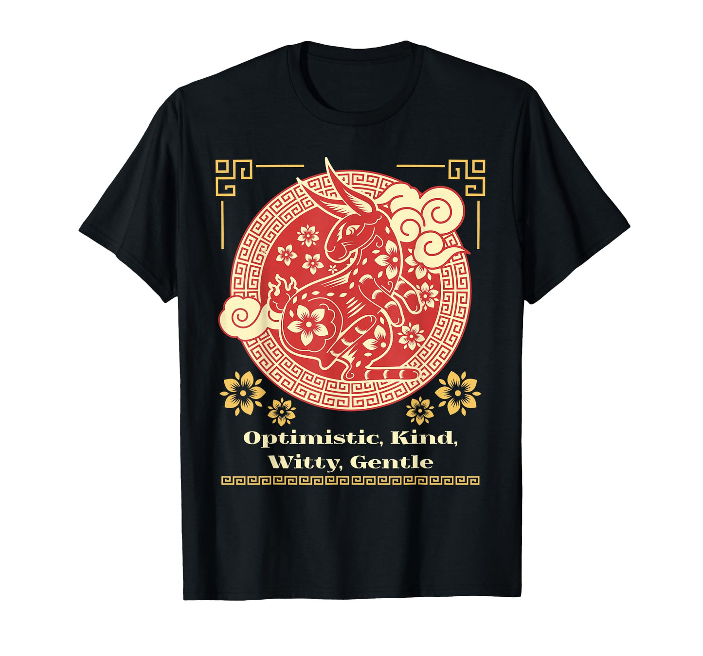 Chinese Zodiac Rabbit Personality Traits T-Shirt
