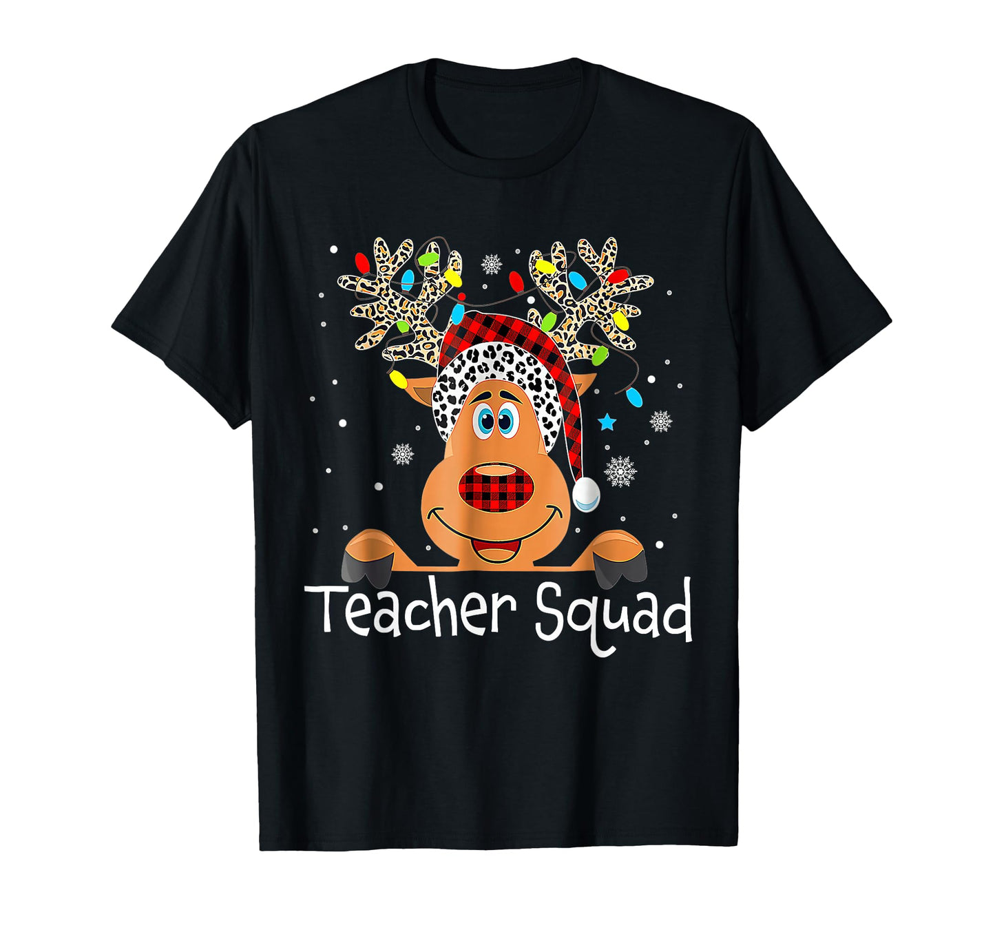 Teacher Squad Reindeer Teacher Christmas Xmas T-Shirt