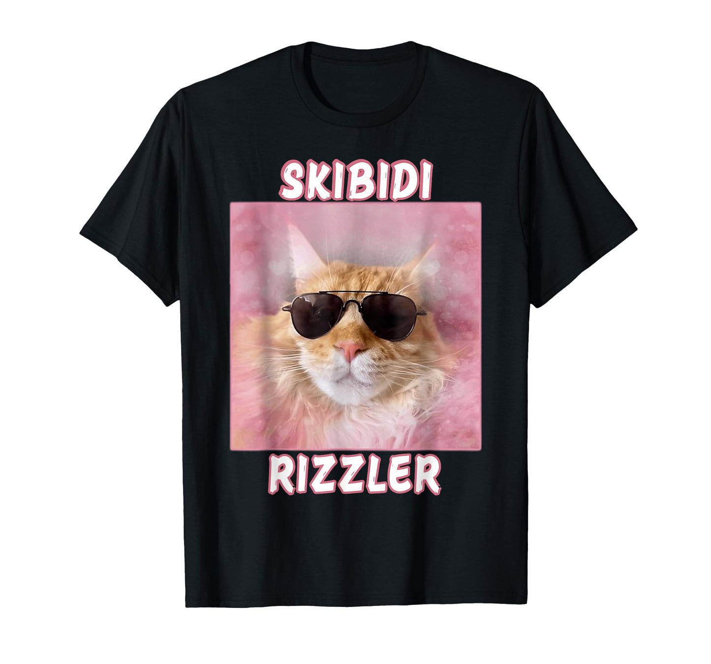 Skibidi Rizzler Cat Meme Funny Meme Internet Memes Rizz GenZ T-Shirt