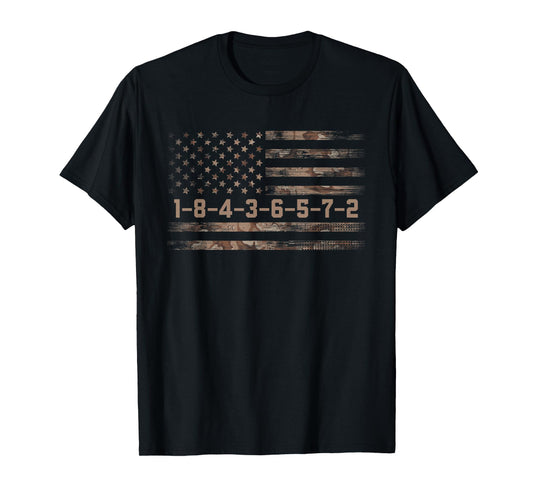 1-8-4-3-6-5-7-2 Firing Order Small Block Engine V8 T-Shirt
