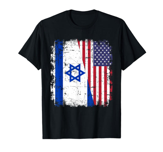 Israel USA flag T-Shirt