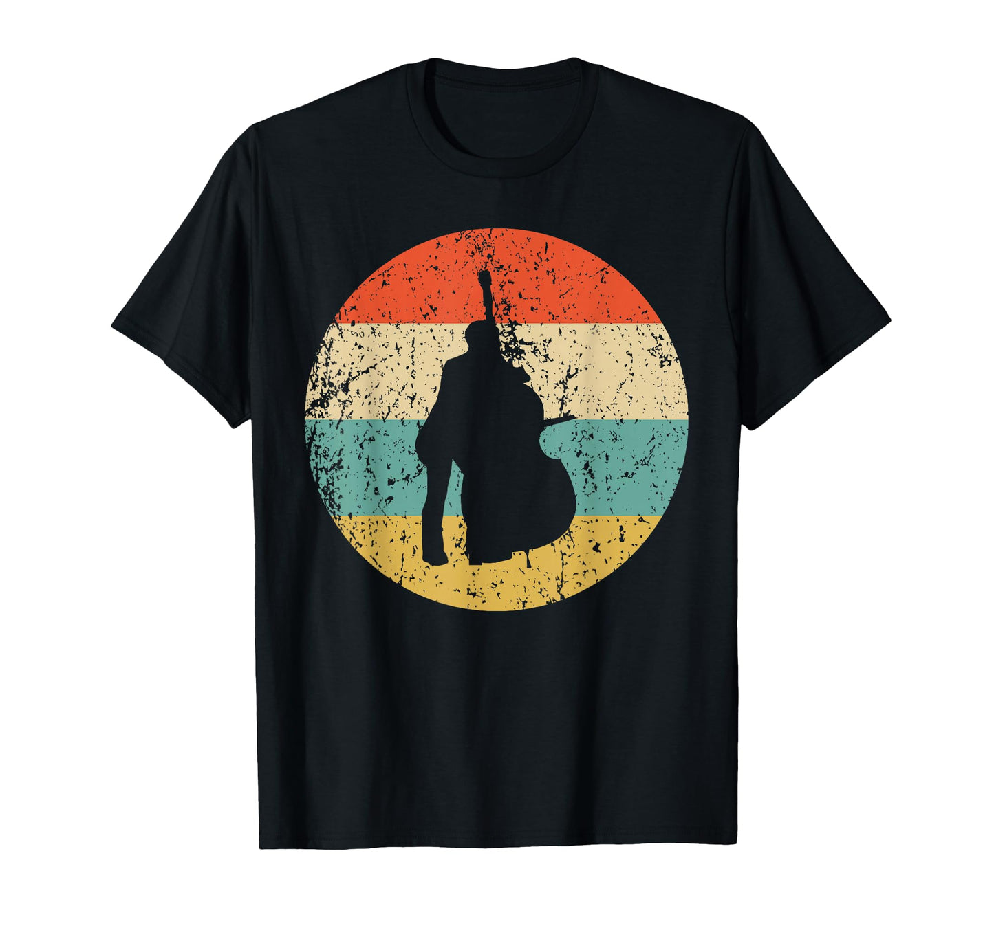 Stand Up Bass Shirt - Vintage Retro Music T-Shirt T-Shirt