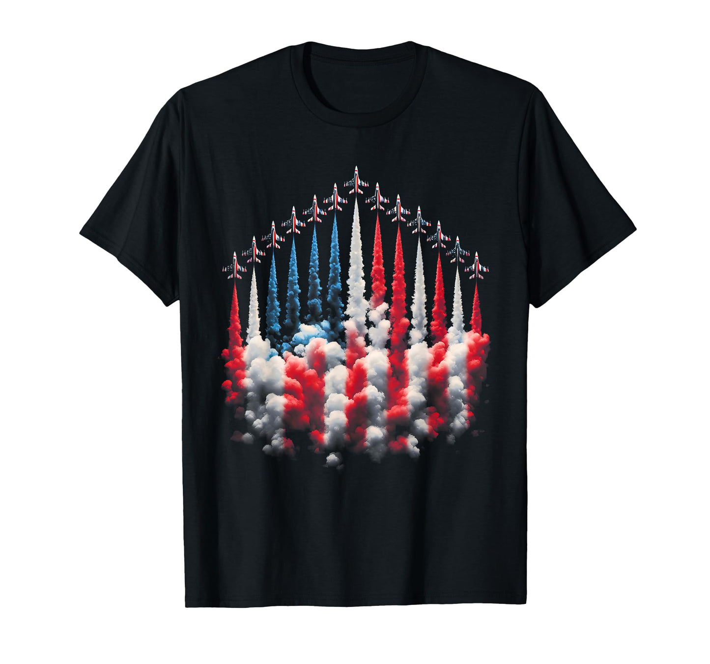 4th Of July Jet American Flag Patriotic USA for Men Boys T-Shirt