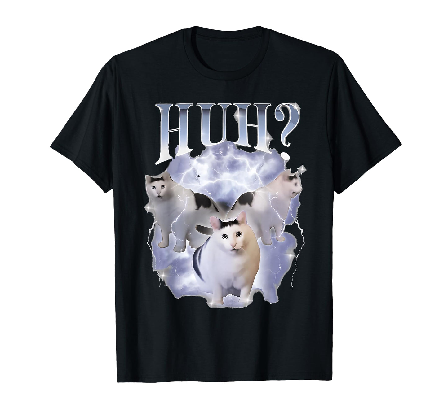 Huh Cat Chonky Meme Cat Lovers T-Shirt