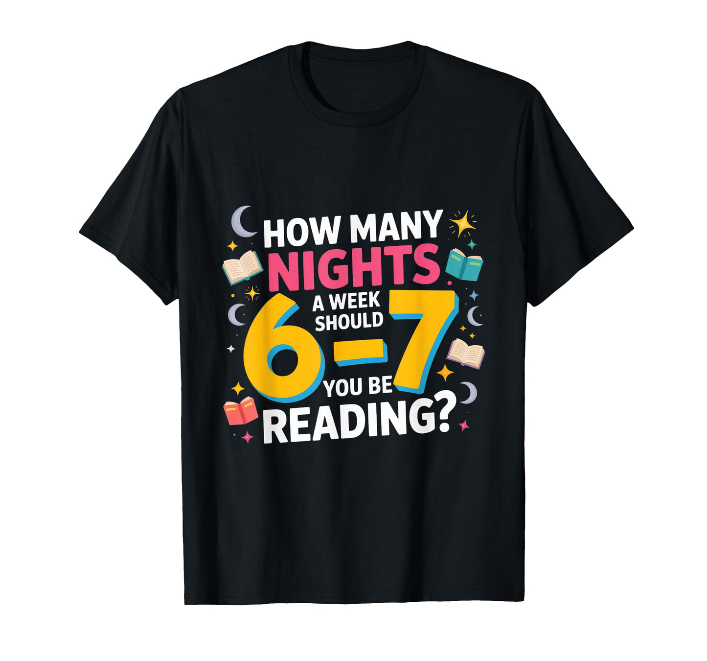 Funny Reading 67 Six Seven Meme English Teacher Book Lover T-Shirt