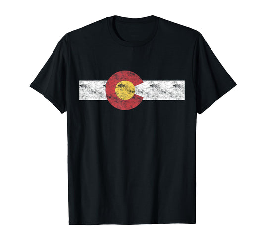 Colorado Flag Shirt Patriotic Colorado State Day T-Shirt