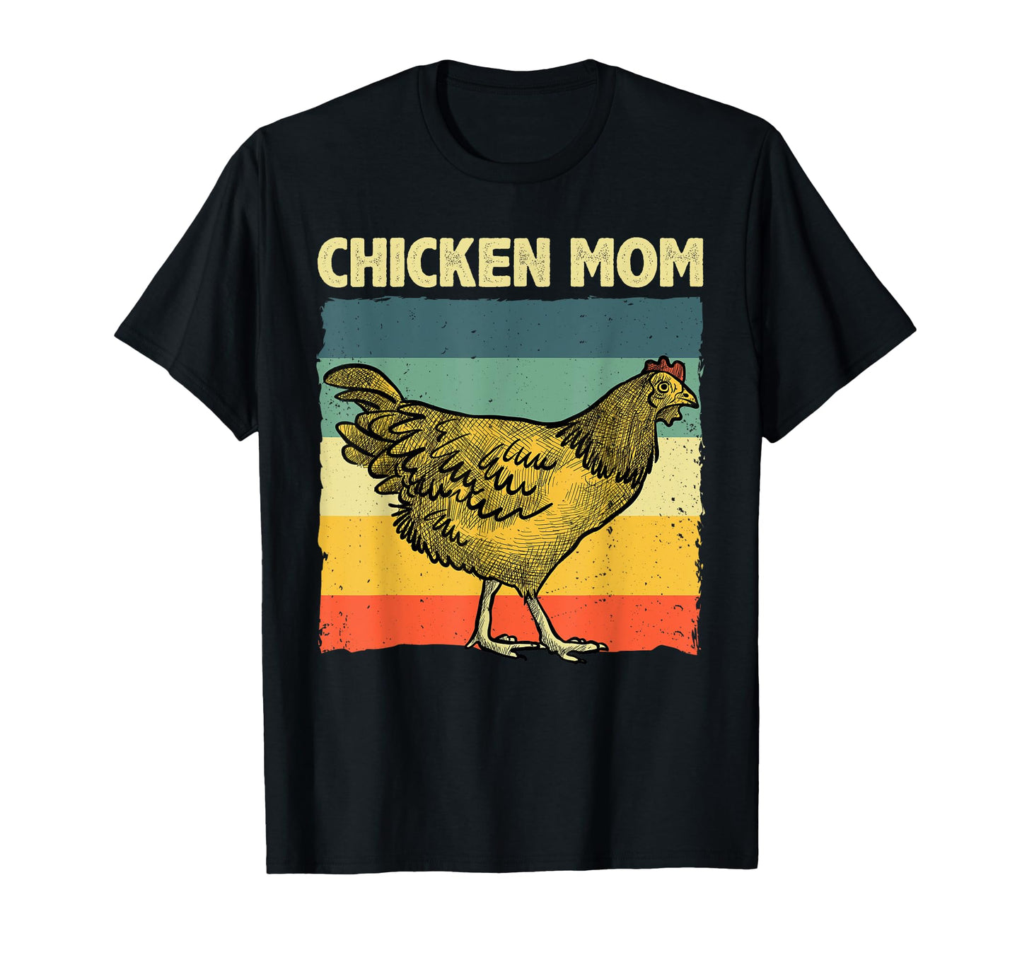Cool Chicken Mom Art For Women Chicken Farmer Poultry Farm T-Shirt