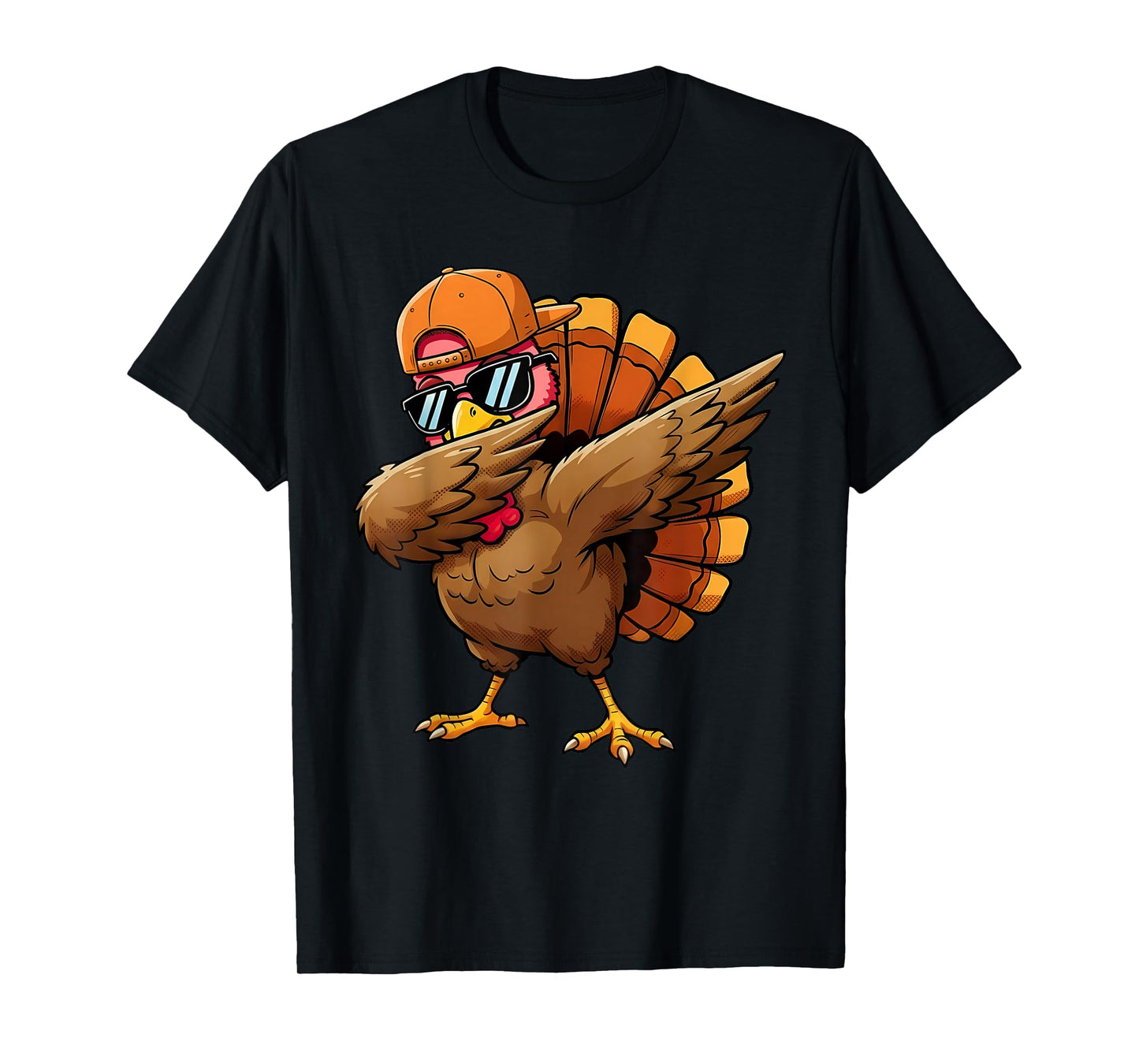 Funny Dabbing Turkey Thanksgiving for Boys, Kids & Toddlers T-Shirt