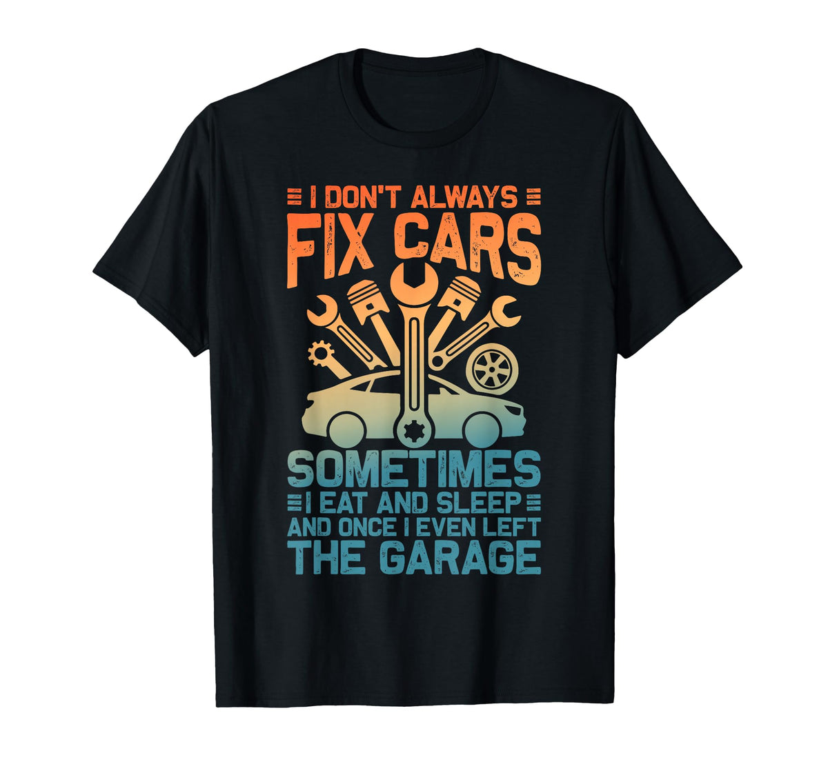 Funny Car Mechanic Shirt for Men Mechanic Garage T-Shirt
