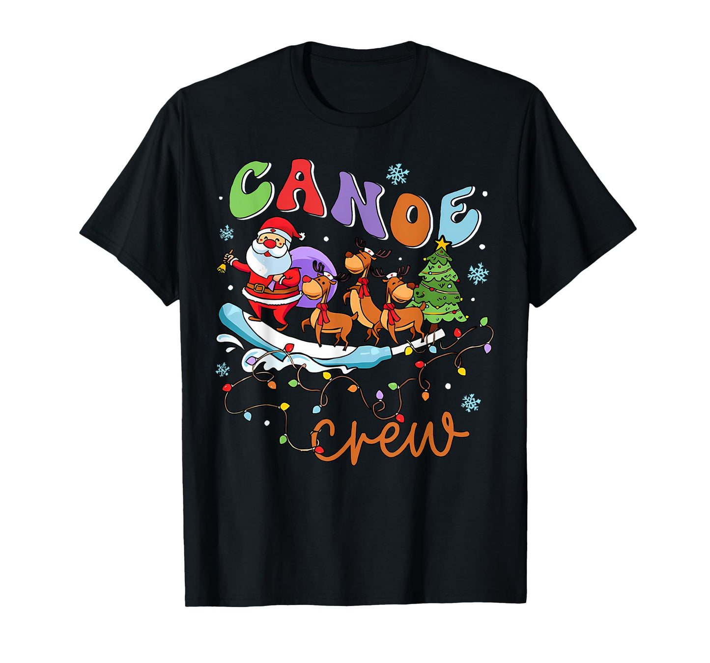 Christmas ICU Nurse Cooter Canoe Crew Critical Care ER ED RN T-Shirt