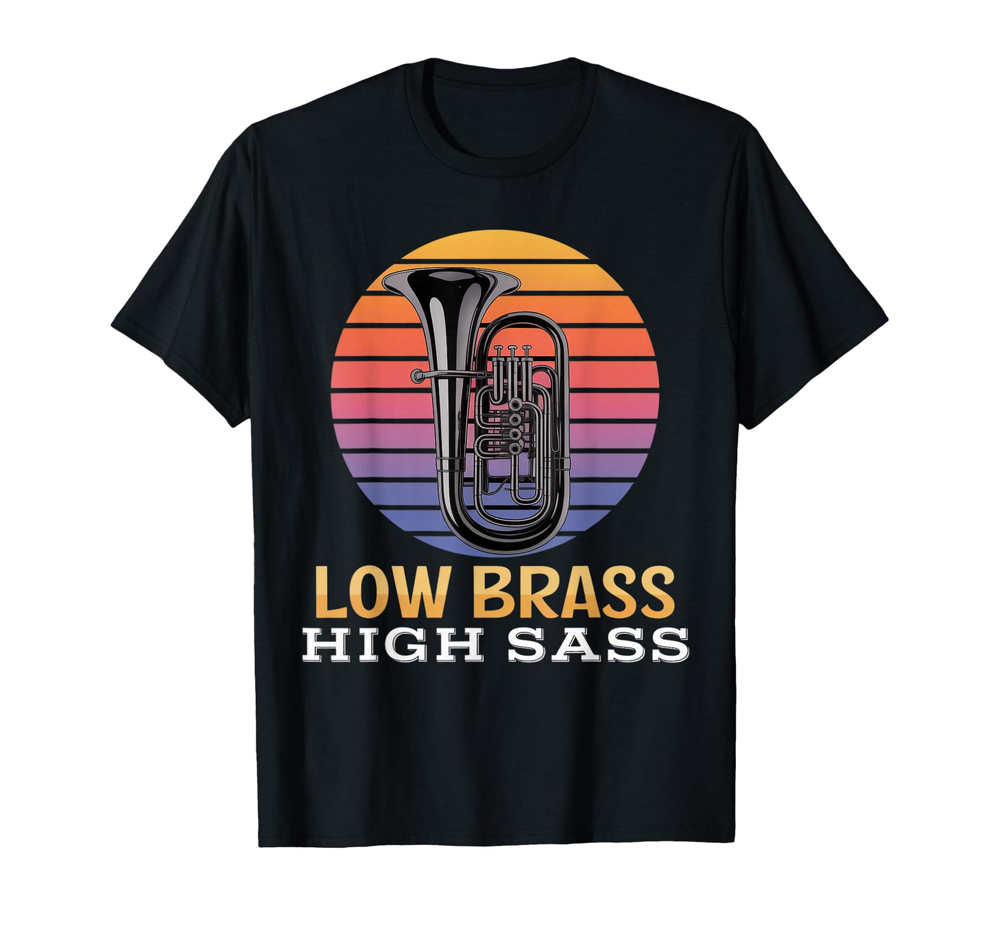 Low Brass Euphoniumist Marching Band Baritone Euphonium T-Shirt