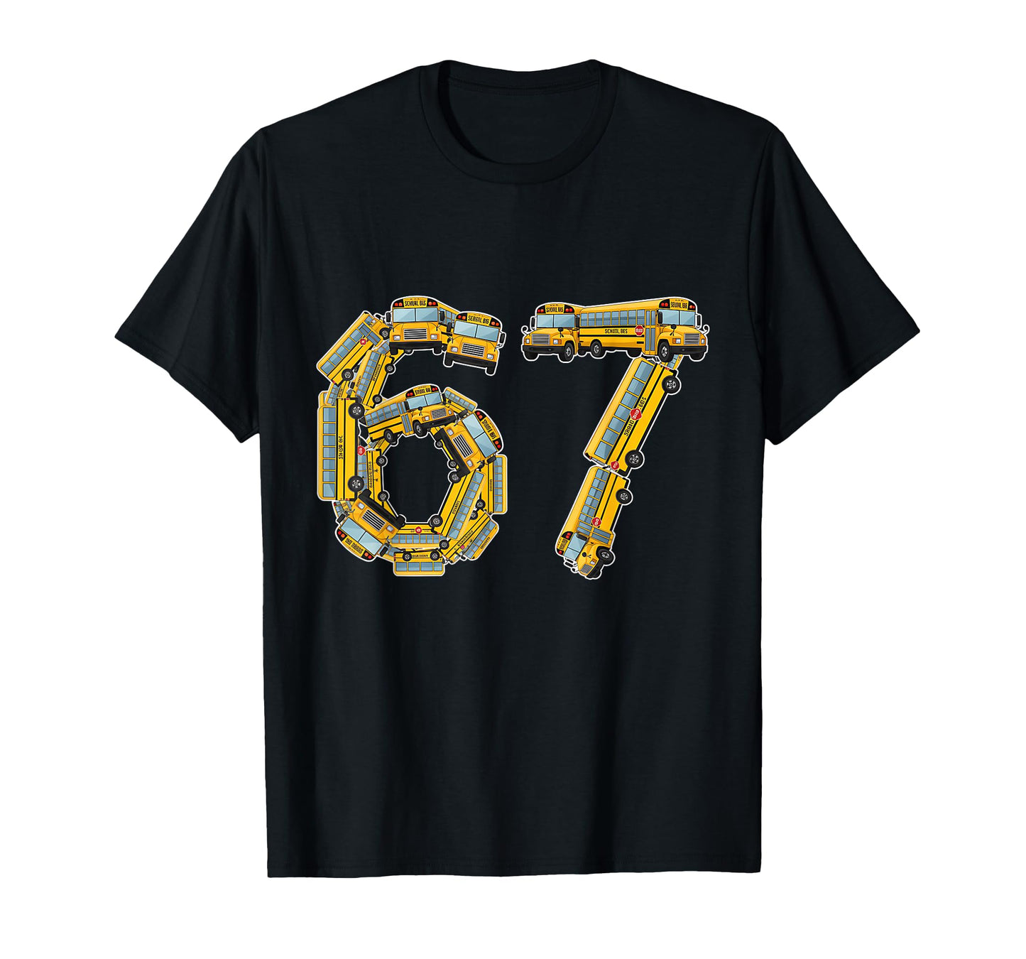 Fun School Bus 67 Teacher Appreciation 67 Meme Bus Driver T-Shirt