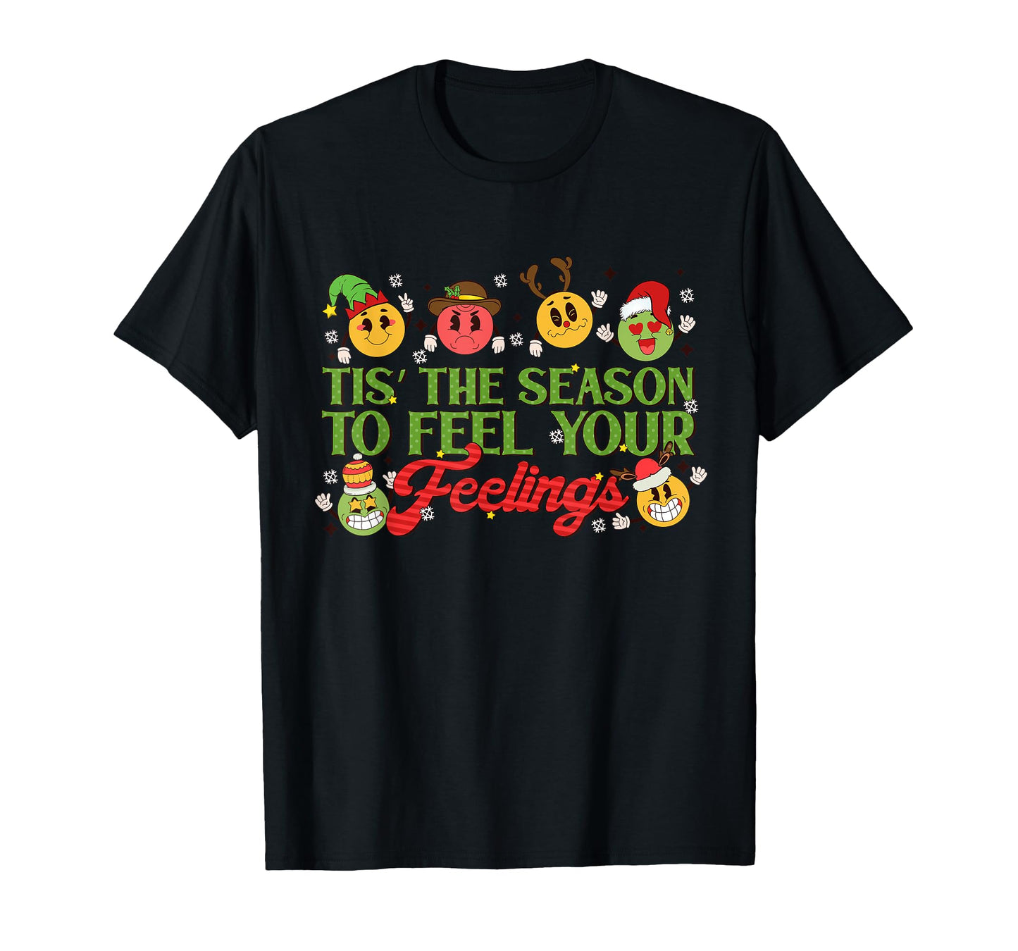 Christmas Mental Health Awareness Nurse Therapist Counselor T-Shirt