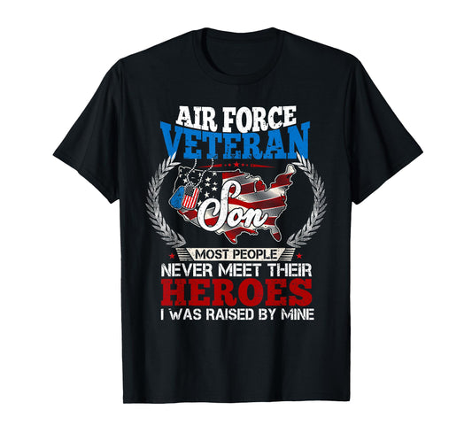 Proud Air Force Son - USAF Son - Veteran's Son Proud T-Shirt