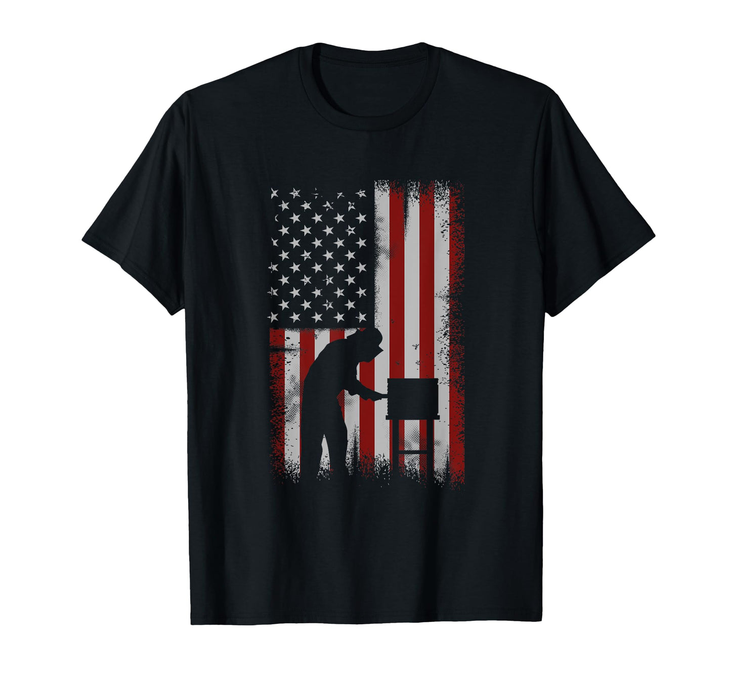 American Flag Beekeeper Shirt Men Beekeeping Gift Apiarist T-Shirt