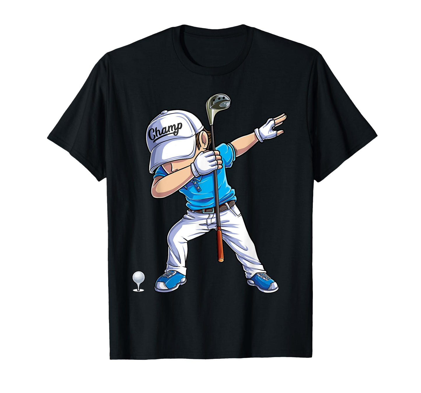 Dabbing Golf Player Golfer Golfing Funny Boys Men Dab Dance T-Shirt Small