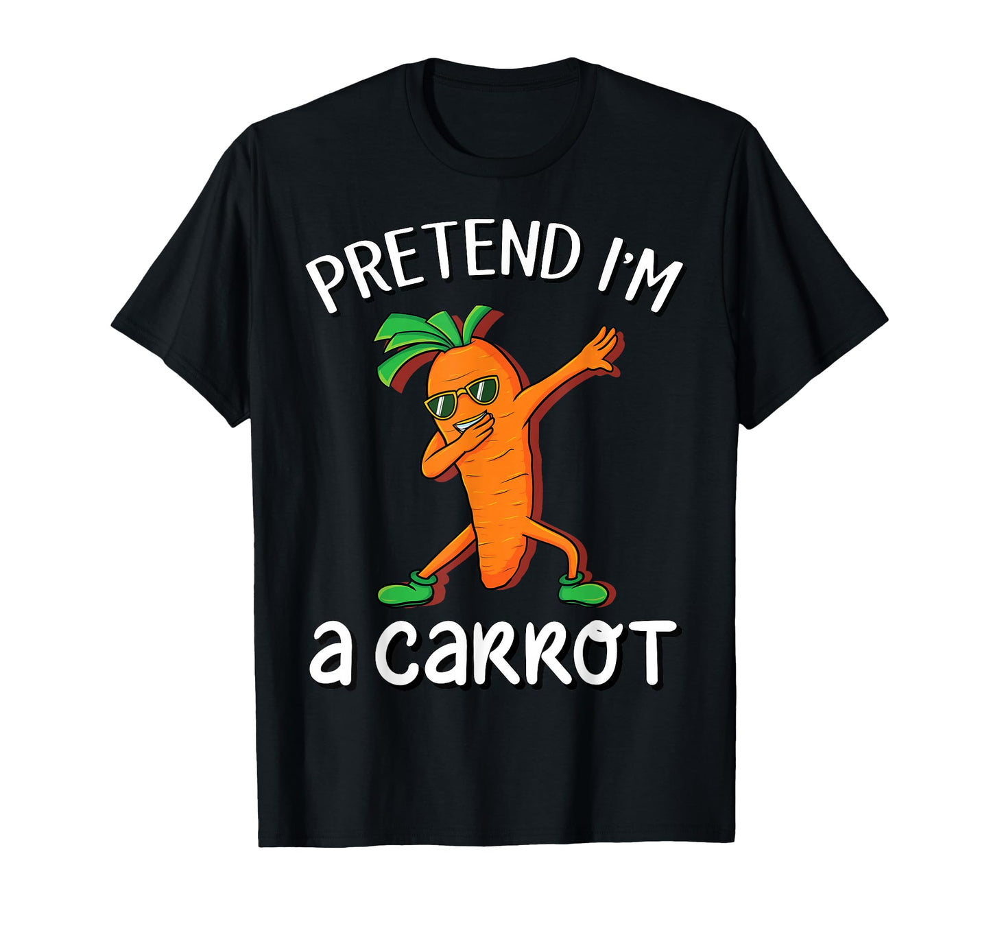 Pretend I'm A Carrot Vegan Halloween Costume Kids Gift T-Shirt