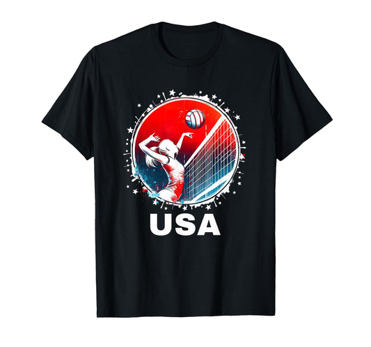 USA Team Volleyball Shirt Volleyball Women Volleyball USA T-Shirt