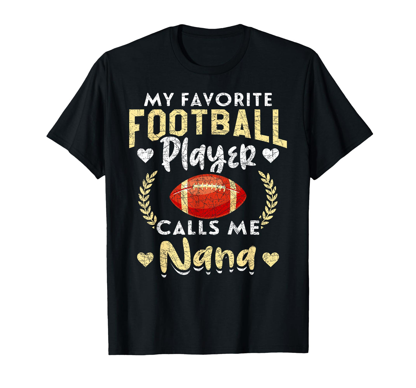 Funny Retired Football Player Grandma Nana American Football T-Shirt