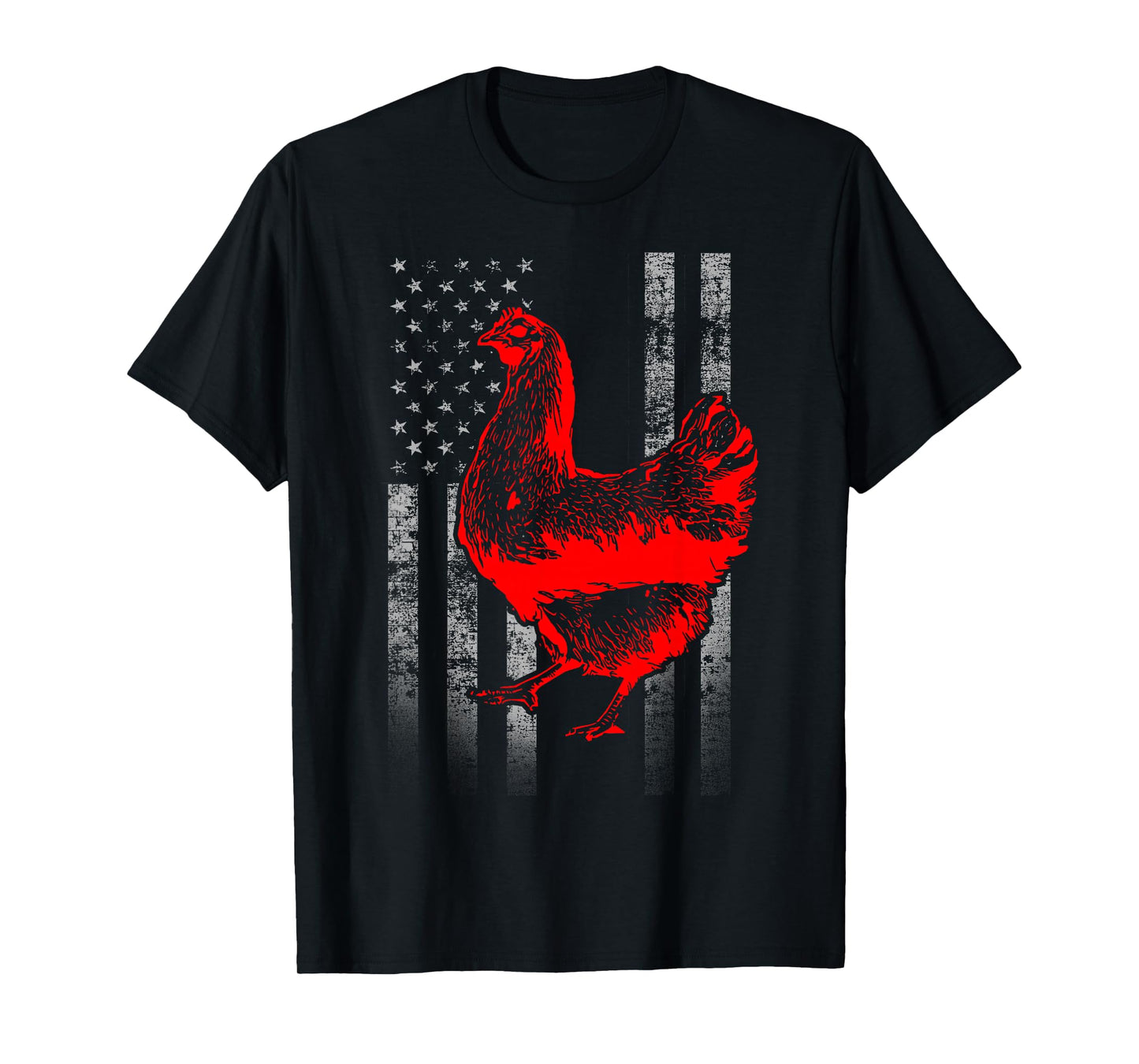 Chicken Farmer Shirt - Cool Chicken Flag TShirt T-Shirt