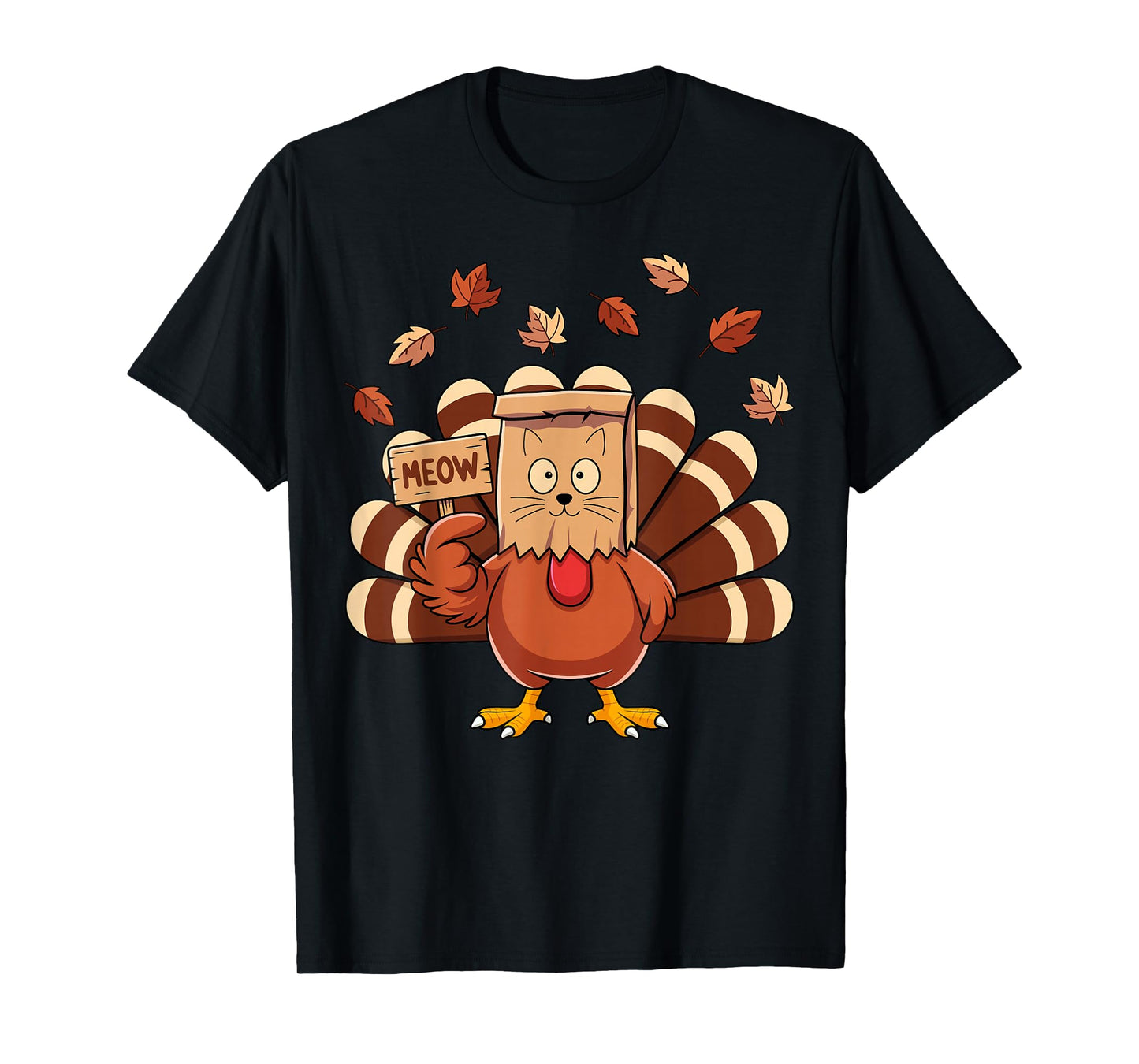 Thanksgiving Turkey Moo Gobble Funny Thanksgiving Women Men T-Shirt