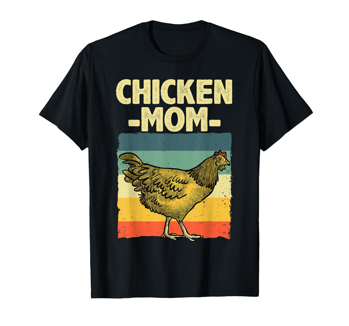 Cool Chicken Mom Art For Women Chicken Farmer Poultry Farm T-Shirt