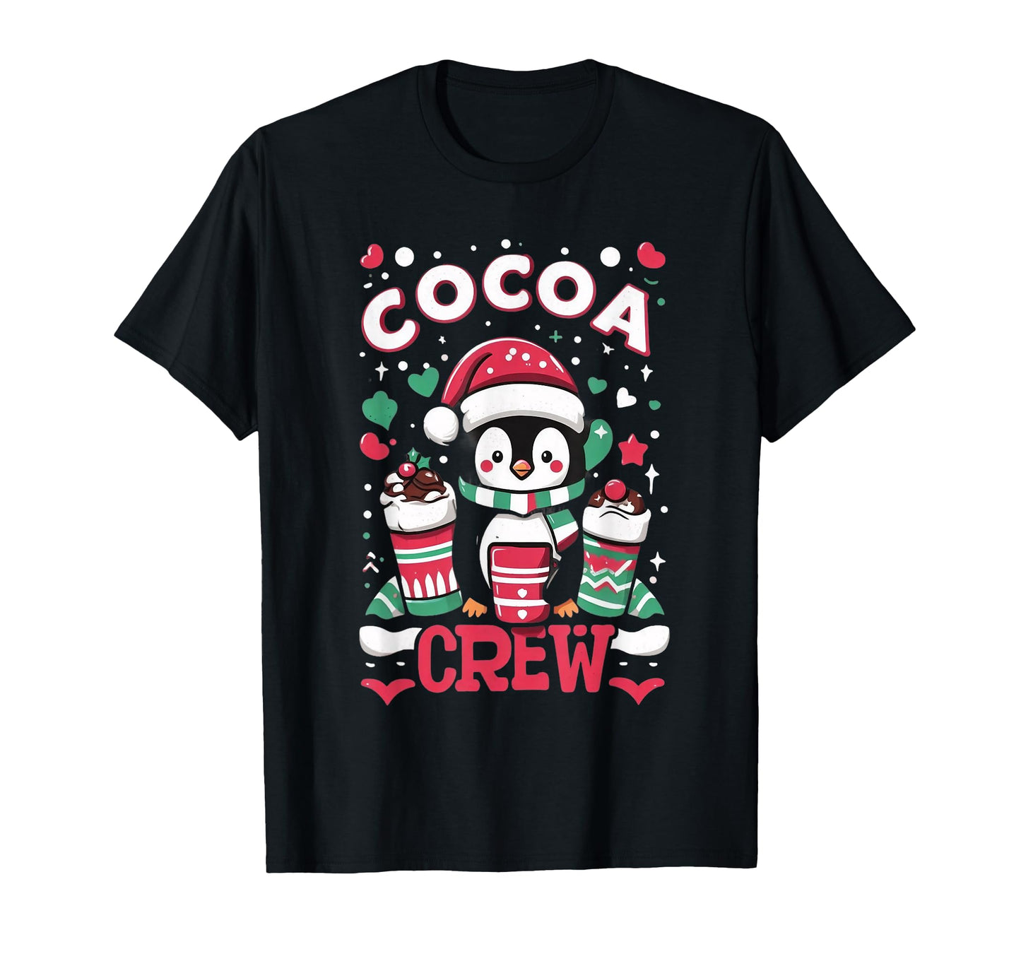 Cocoa Crew - Cozy Winter Hot Chocolate Lover Tee T-Shirt
