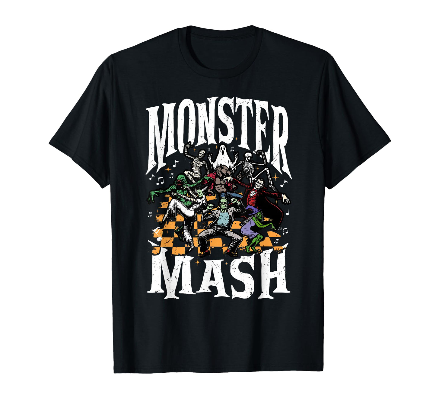 Monster Mash Funny Halloween Spooky Season Trick Or Treat T-Shirt