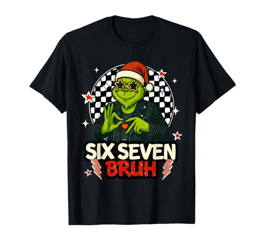 67 Meme Humor 6-7 Funny Six Seven Christmas T-Shirt
