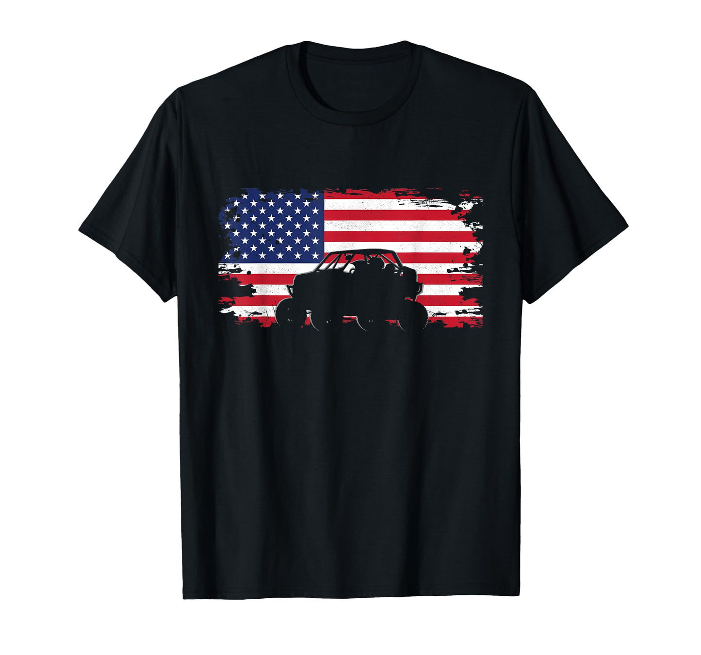 American Flag Quad ATV Apparel - Off Road ATV T-Shirt