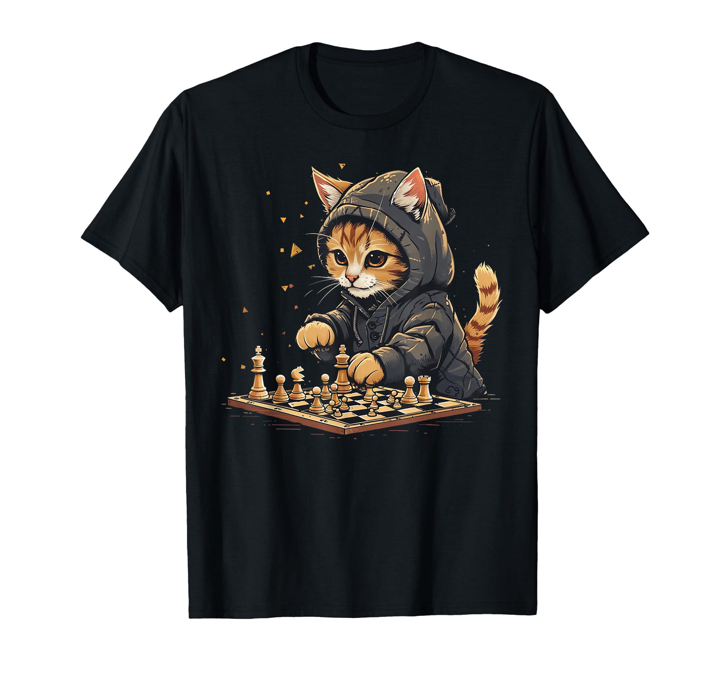 Chess Mens, Womens & Kids Cat Chess Player T-Shirt