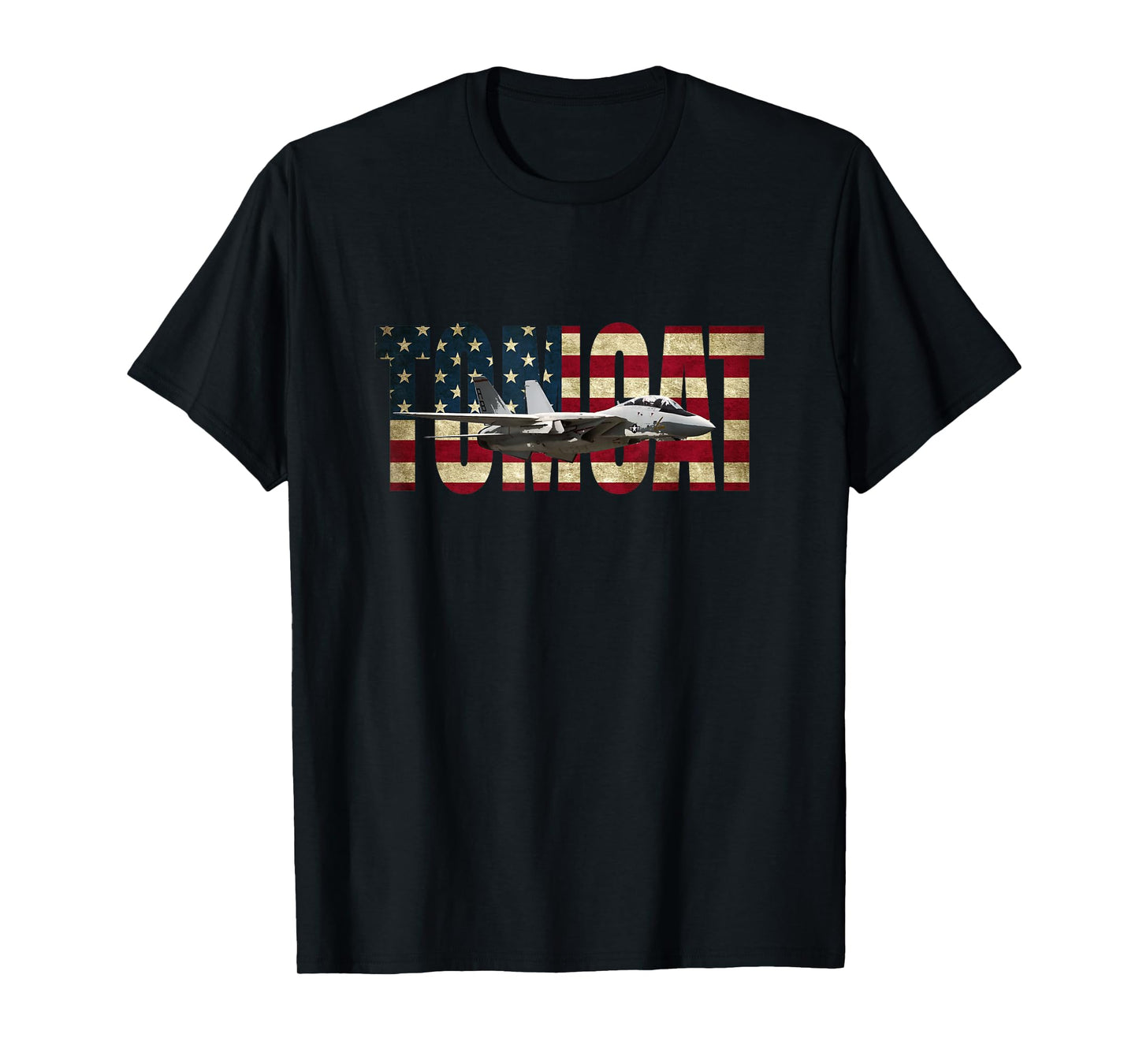 F-14 Tomcat US American Flag Tshirt T-Shirt