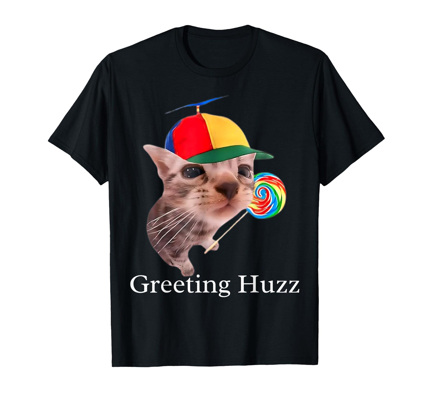 Greetings Huzz Meme Cat Meme Funny Memes Internet Memes Joke T-Shirt