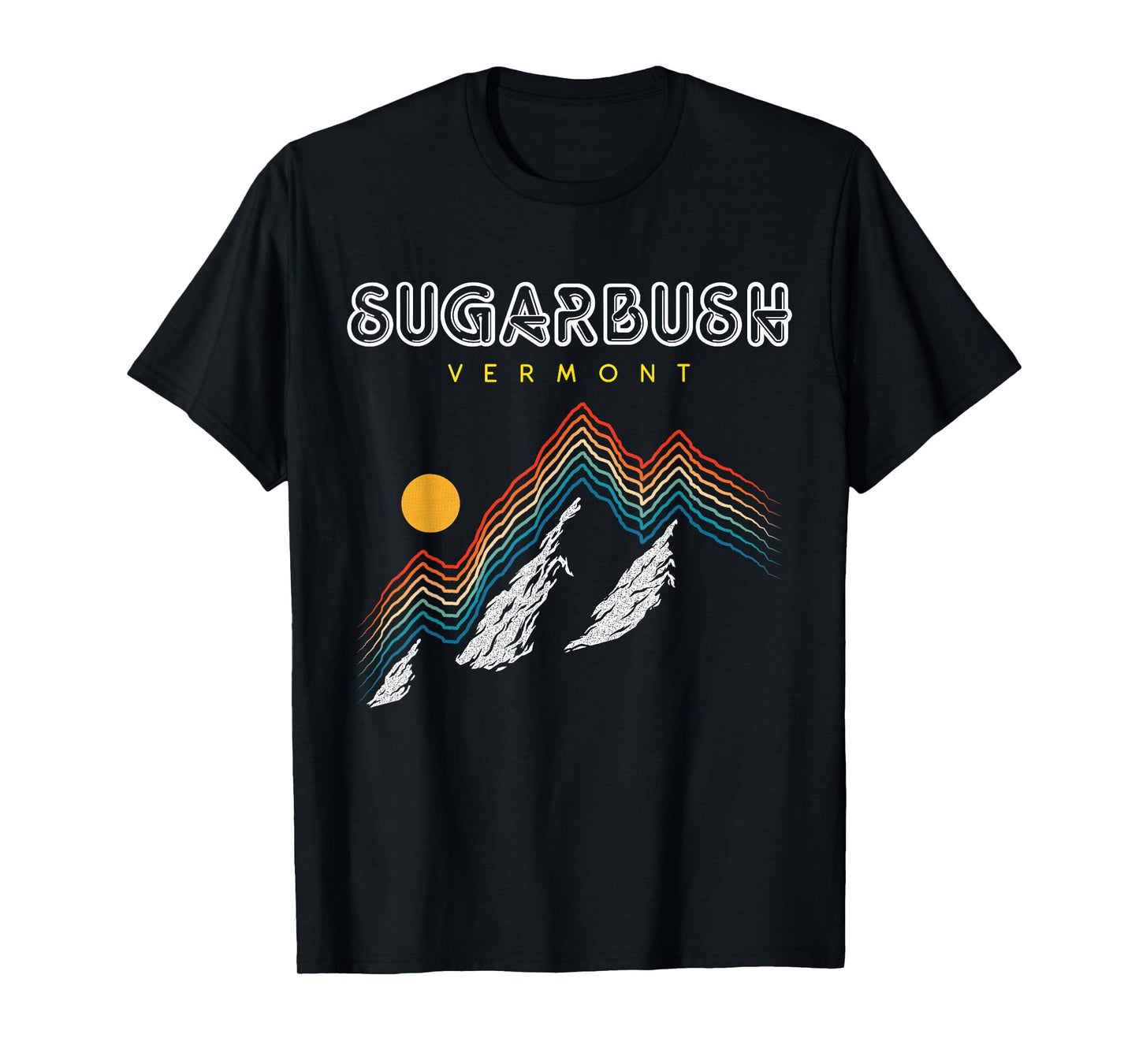 Sugarbush, Vermont - USA Ski Resort 1980s Retro T-Shirt