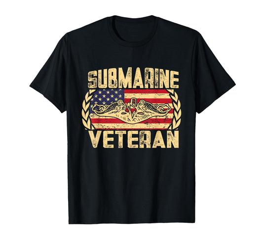Submarines Veteran Service Patriotic Military Veterans Day T-Shirt