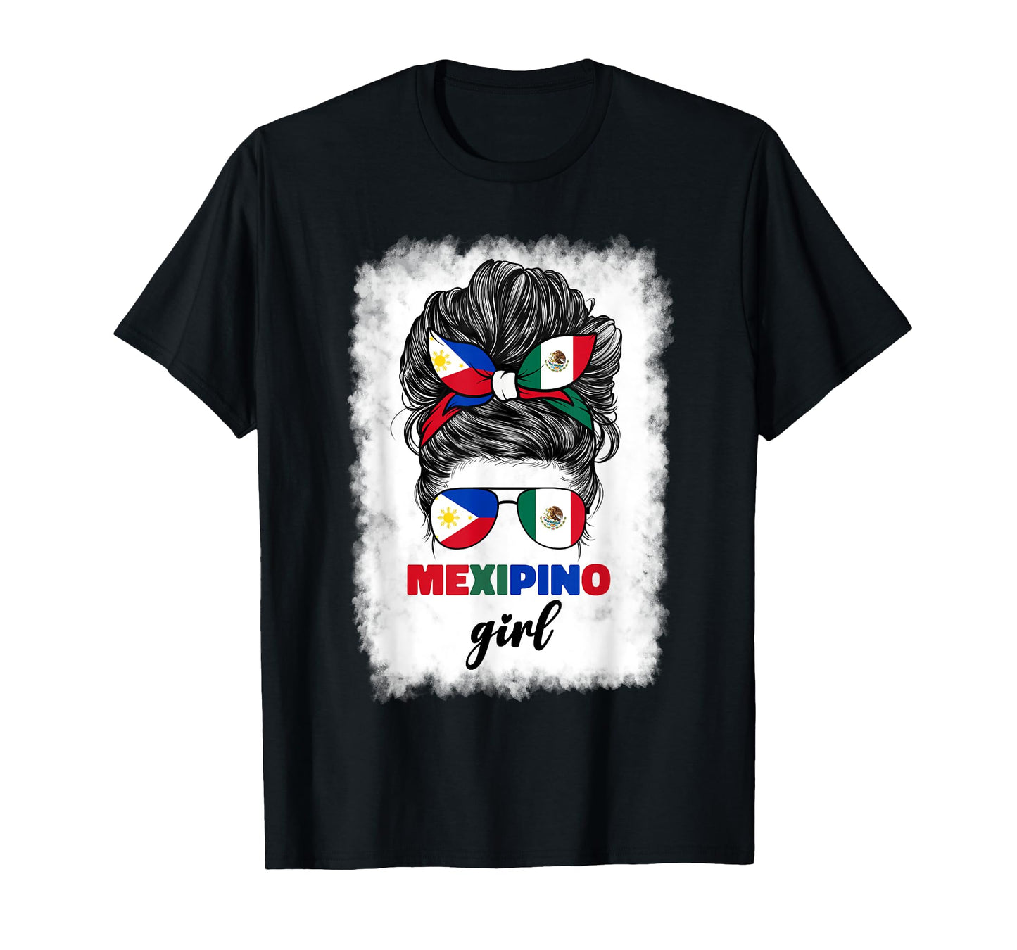 Mexipino Half Mexican And Filipino Mexico Philippines Flag T-Shirt