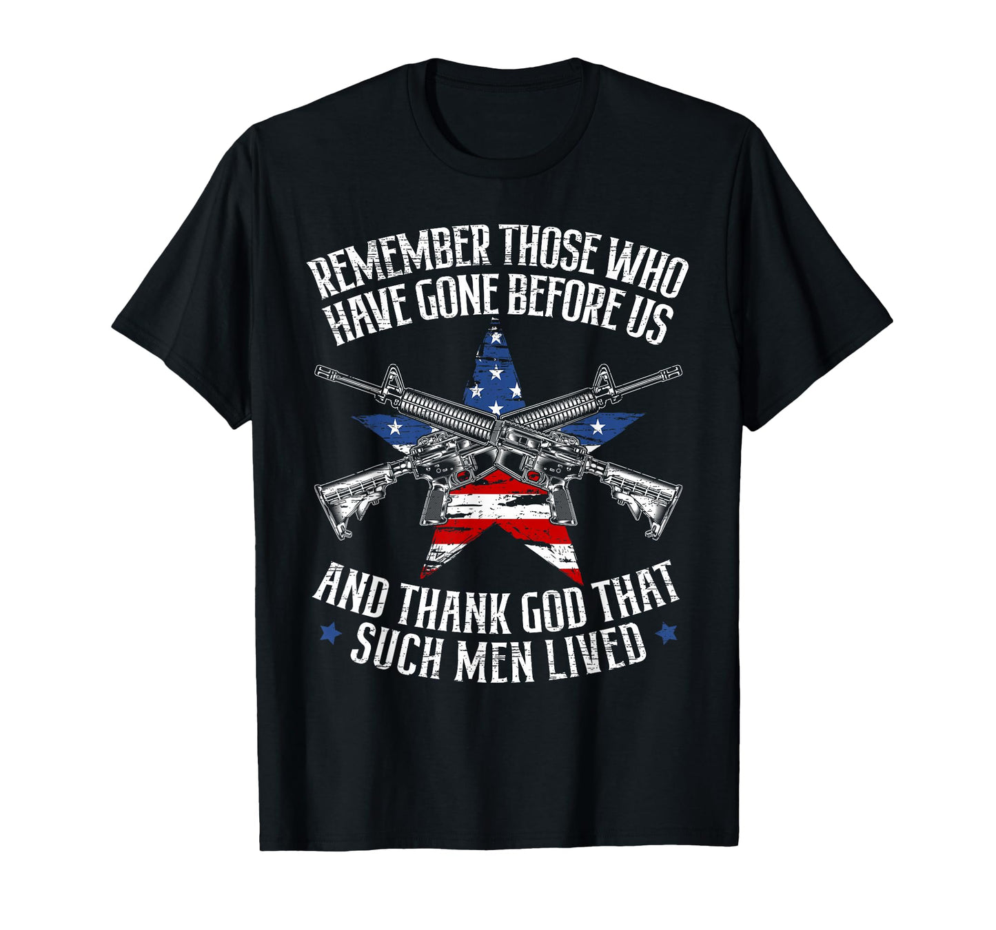 Remember The Fallen Soldiers USA Flag American Memorial Day T-Shirt