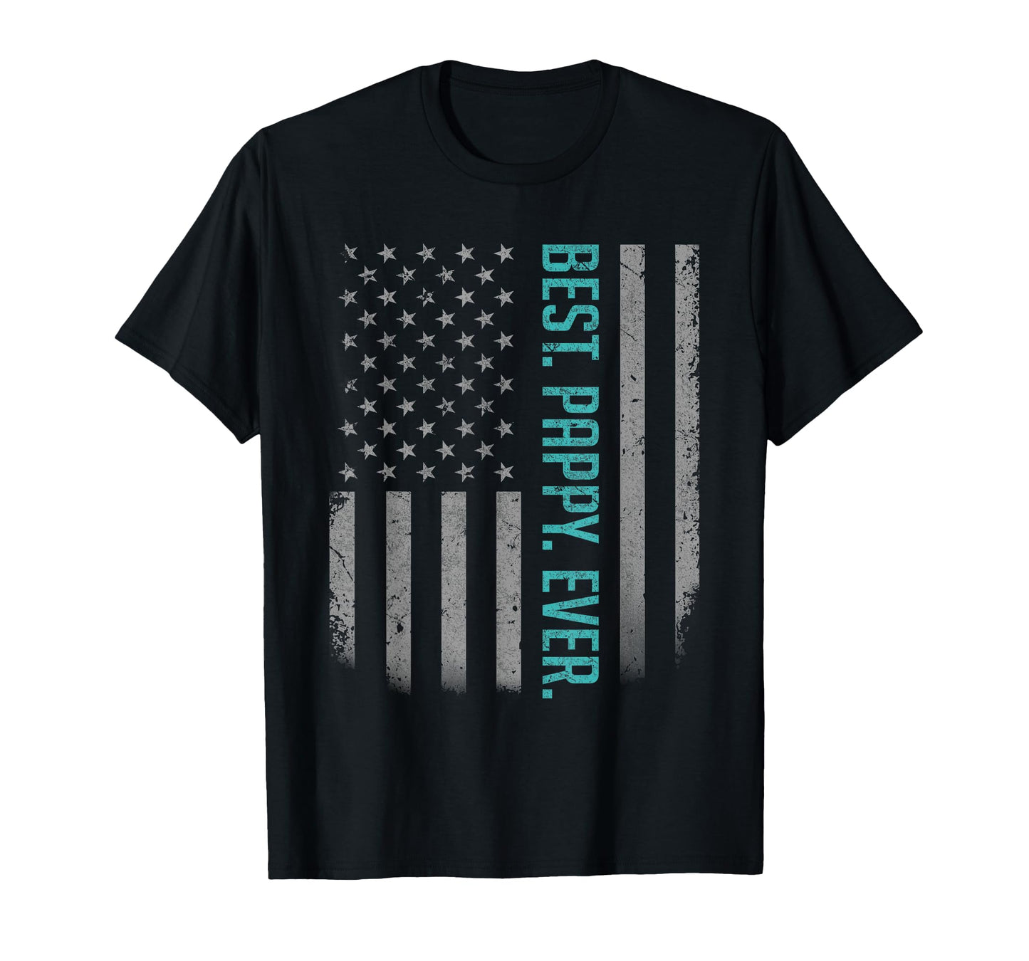 Best Pappy Ever US American Flag Shirt Gift For Father's Day T-Shirt for Men