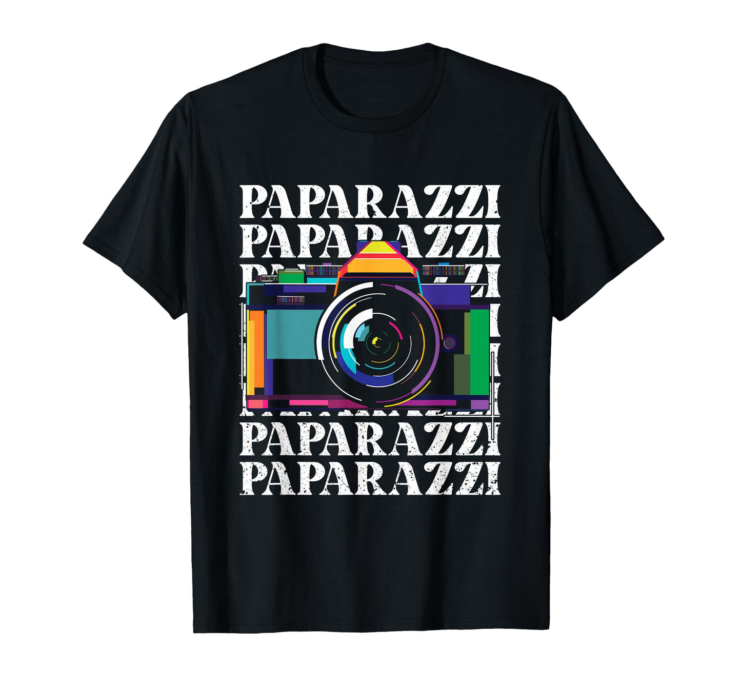 Paparazzi | Yellow Journalism Press | Photographer Camera T-Shirt