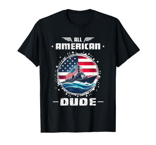 USA Perfect Dude Merch Perfect Dude Shirt All American Dude T-Shirt